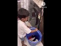 Baby Washes Dirty Clothes # ytshorts #youtubeshorts #babyshorts #shorts