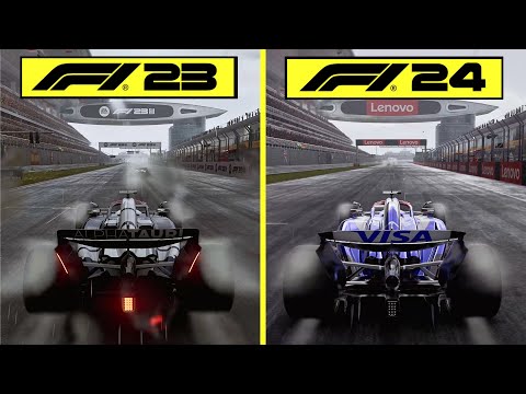 : F1 24 vs F1 23 Early Graphics Comparison | Shanghai International Circuit | RTX 4080