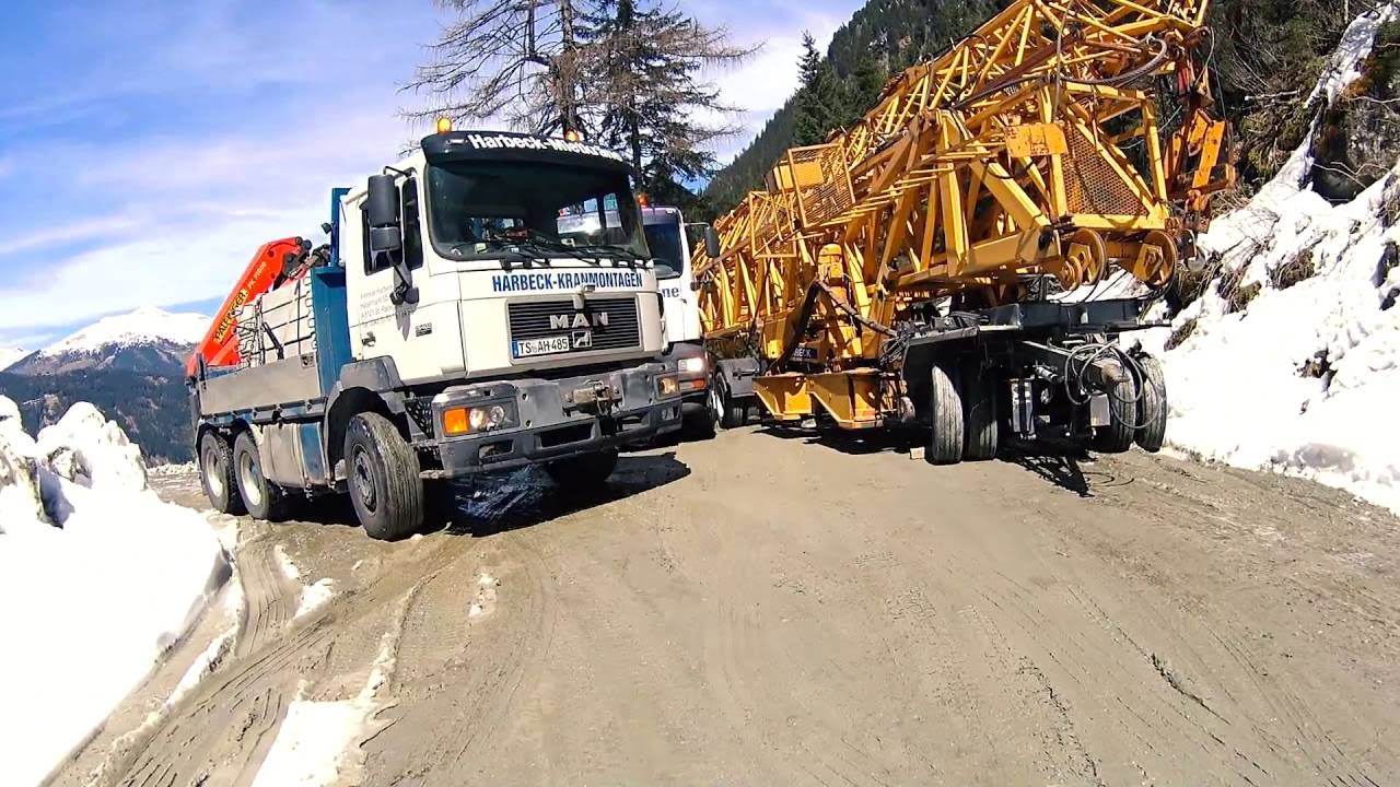 Harbeck Mietkräne   Anfahrt 14km zum Krimmler Tauernhaus