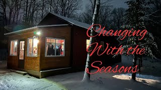 First Snow, Building a New Multipurpose Woodshed, and Getting Ready for Winter.