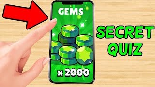 Brawl Stars Quiz – Reward: 2,000 Gems (ALL 10 ANSWERS IN VIDEO) - How to Get Free Gems in Brawl Star screenshot 3