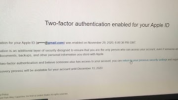 You have 2 weeks to disable 2-factor authentication on apple id after it