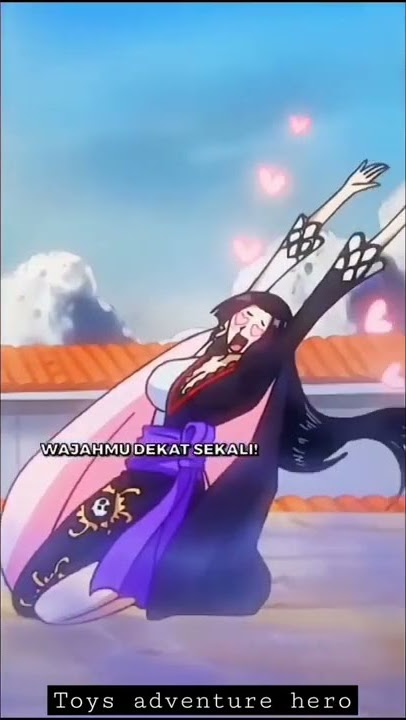 Boa Hancock salting ketika dekat dengan luffy 😆 #onepiece #boahancock #hancock