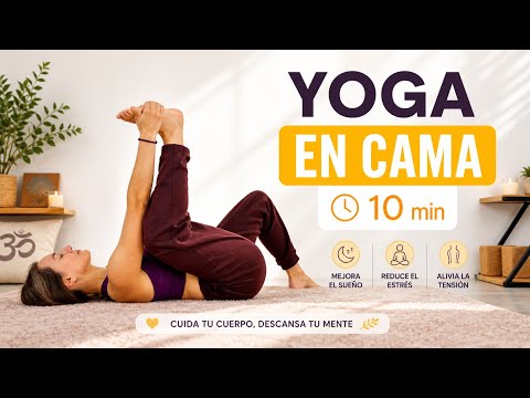 🌞 Yoga en Cama - Paz Interior al Despertar 10 min
