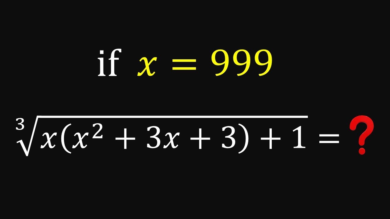 Fun algebra challenge: Evaluate the expression #math #maths - YouTube