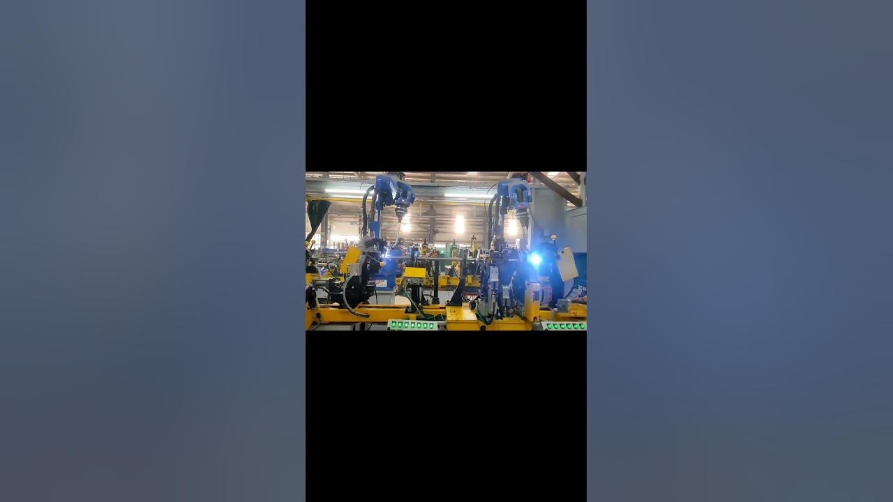 Yaskawa robot Synchro welding programming with mechatronics #tranding ...