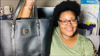 WHAT’S IN MY PURSE? | DOONEY & BOURKE EAST/WEST SHOPPER TOTE | MARCH 2020