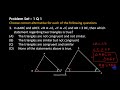 Problem Set 1 Math II | Similarity Class 10th Maharashtra Board | Question no 1 MCQs