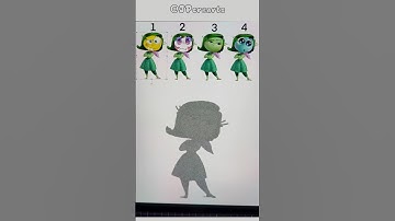 Which one is Correct? Disgust from Inside out 2 - 4 #insideout2  #art #insideout