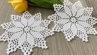 So Chich and Cool❗️ How to Make a Magnificent Flower Crochet Motif Model