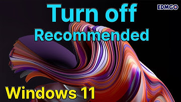 Cách xoá hoặc ẩn Recommended files - How to Hide Recommended Items on Windows 11