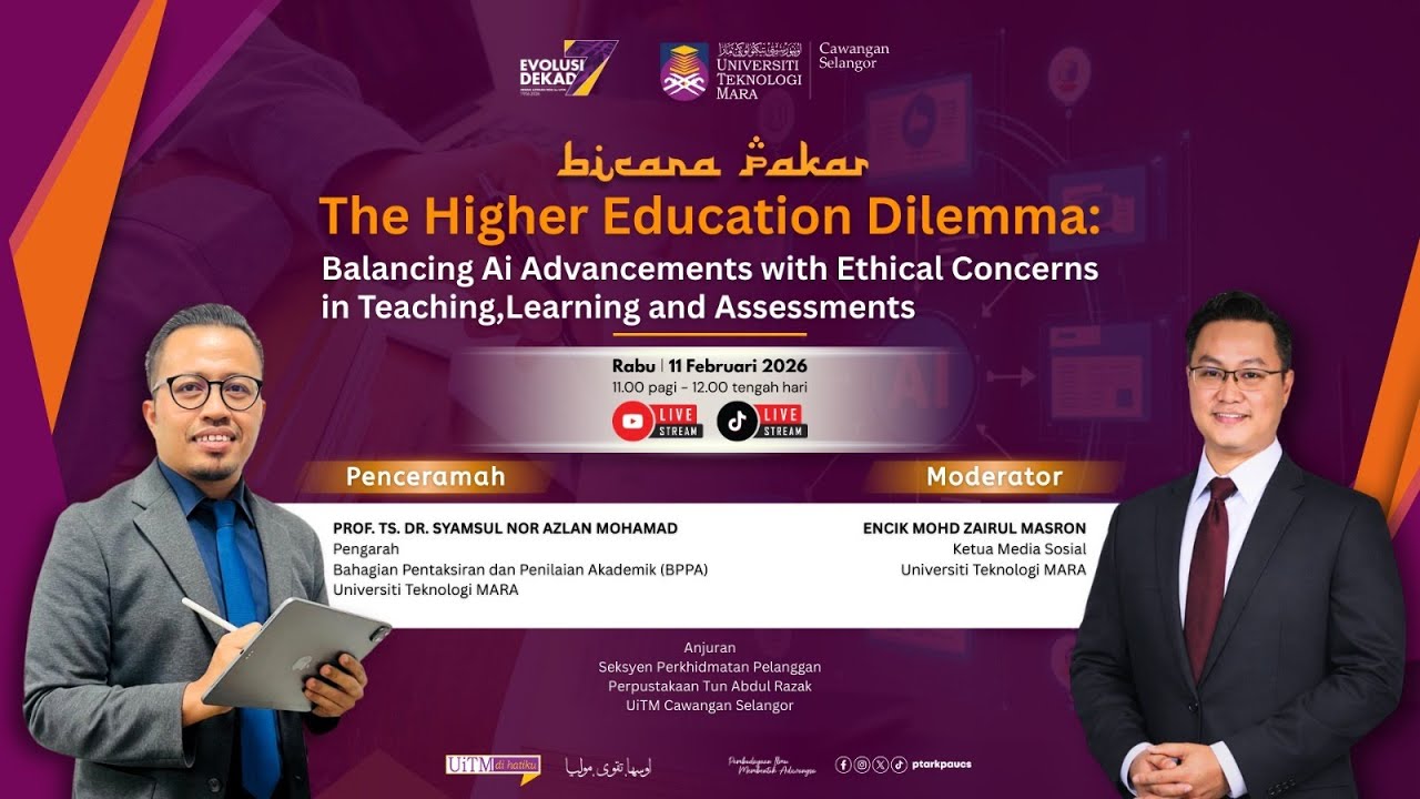 Program Bicara Pakar: The Higher Education Dilemma – Balancing AI Advancement and Ethical Concerns