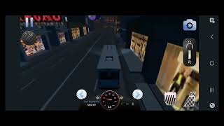 School Driving 3D Bus License - City Night Driving Level 5 | DAF SB220 screenshot 2