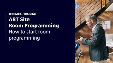 ABT Site Room Programming – How to start room programming