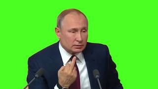 Путин футаж на зелёном фоне