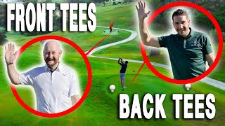 My Golf Was WILD!! Front Tee V Back Tee Challenge