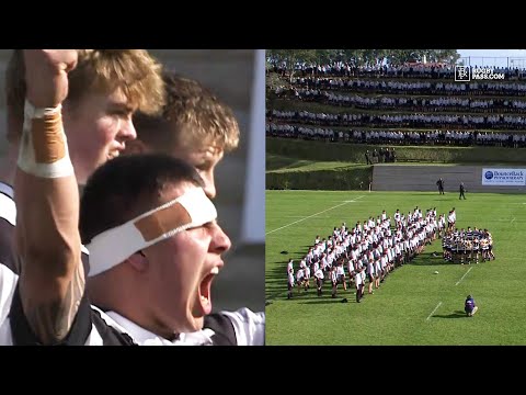 Entire school turns out to perform Haka in New Zealand schoolboy match | Sky Sport NZ | RugbyPass