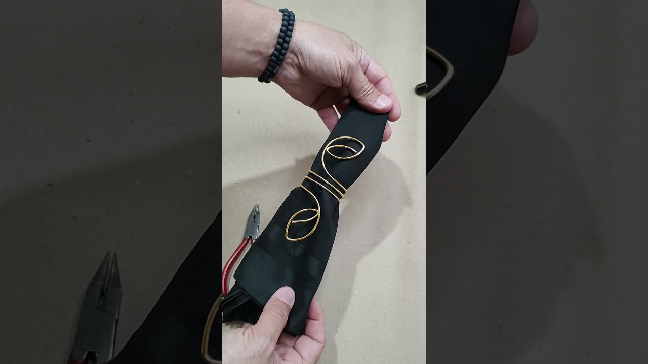 Porta guardanapo de folha #portaguardanapo #artesatodearame