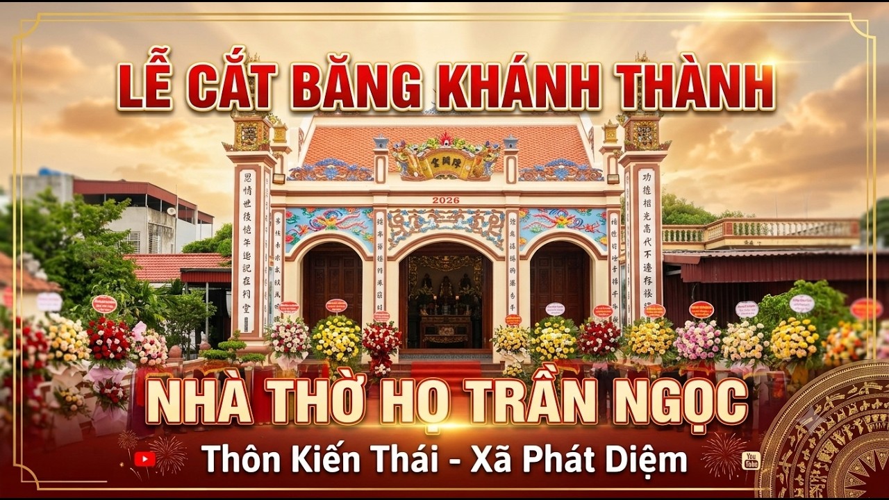 Khánh Thành Nhà Thờ Họ Trần Ngọc Thôn Kiến Thái Xã Phát Diệm