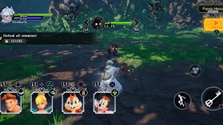 Kingdom Hearts: Missing Link - PS5 Controller Battle Quests (Closed Beta Test)