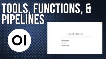 Open WebUI Tools, Functions & Pipelines Deep Dive