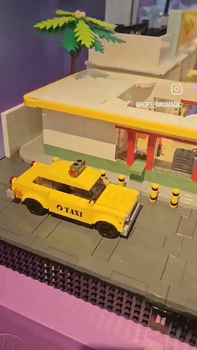 LEGO BTS Dynamite experience pop-up in front of Ngee Ann City, SG #LEGOBTSSG #bts_dynamite #legobts