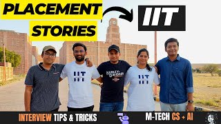 IIT Placement guidance 🔥 | Do's & Don't for Interviews ✅| IIT Jodhpur M-Tech Computer science and AI