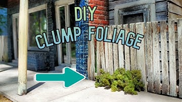 DIY Clump Foliage #diy #craft #terrain
