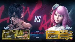 Law vs Alisa – Tekken 8 Ranked Match | Law Wins