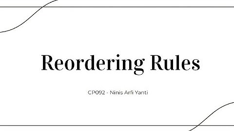 Odoo 16 - Modul Inventory part 2 [MSIB 4 X PT Ctech ERP Indonesia]