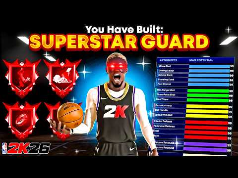 NEW 6’7 BEST POINT GUARD BUILD DEMIGOD IS OVERPOWERED🔥🔥🔥 BEST BUILD 2k26!