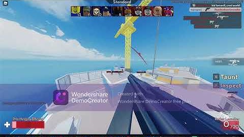 I did a 360 rocket jump back stab... (Roblox Arsenal)