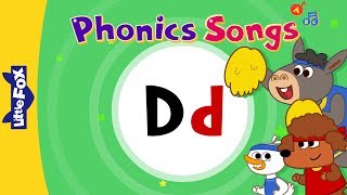 Letter Dd | New Phonics Songs | Little Fox | Animated Songs for Kids screenshot 3