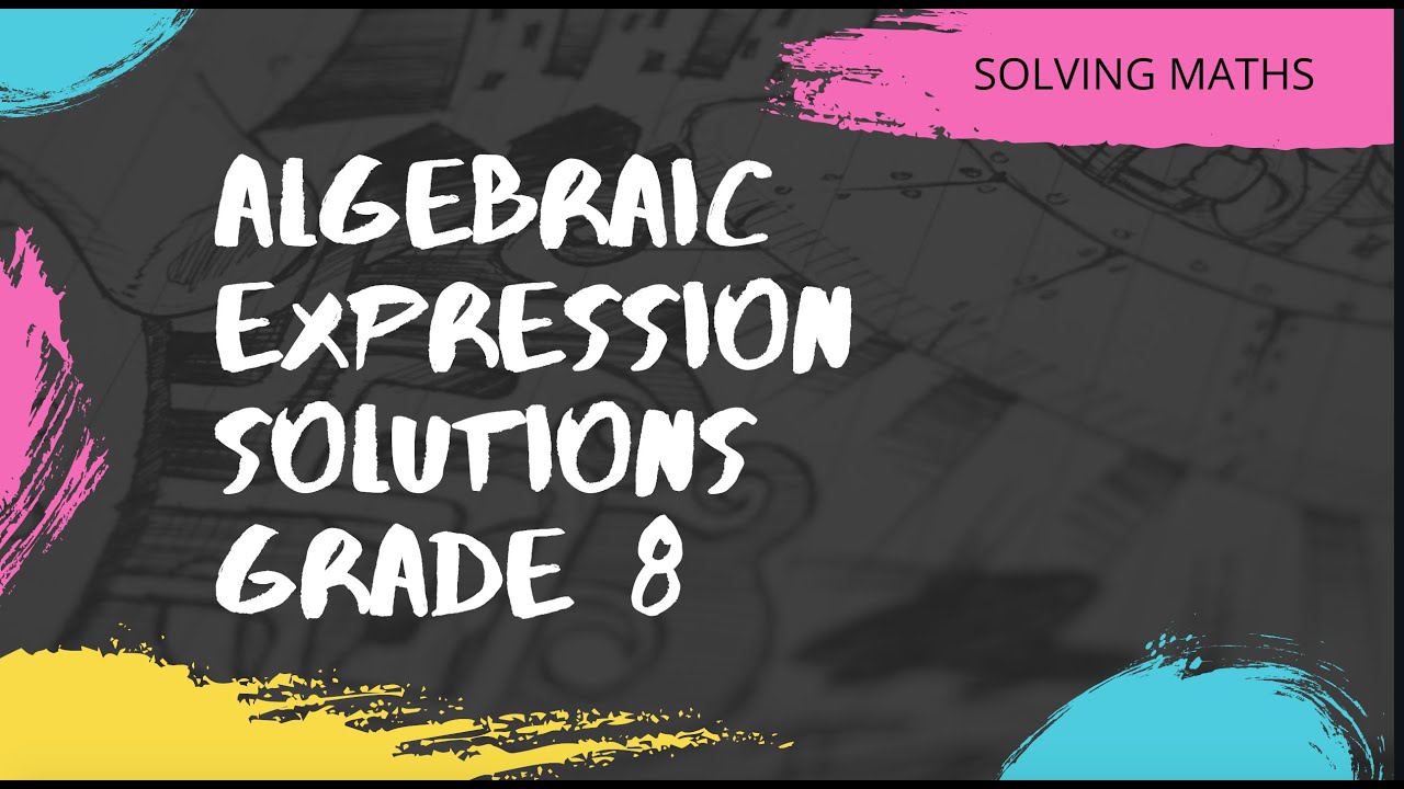 Algebraic Expressions Solutions From Mastering Maths ICSE ...