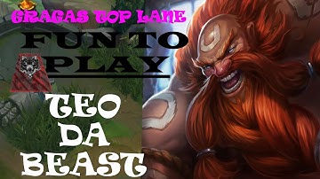 Top Lane Gragas vs Maokai Fun To Play!!