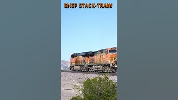 BNSF 4216 WB STACK TRAIN MP 733 NEEDLES SUB #railfanning #bnsftrains