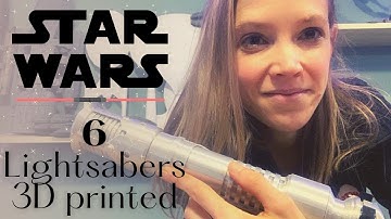 Cool 3D Printed Star Wars Lightsaber Hilts: May the 4th be with you