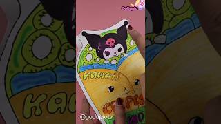 PAPER SURPRISE, Kuromi kenapa di kue Crepes !? #goduplotv #shorts #kuromi