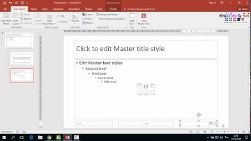 ใส่เลขหน้าอัตโนมัติใน Microsoft PowerPoint สอนไปเรื่อย By จ๊ะเอ๋