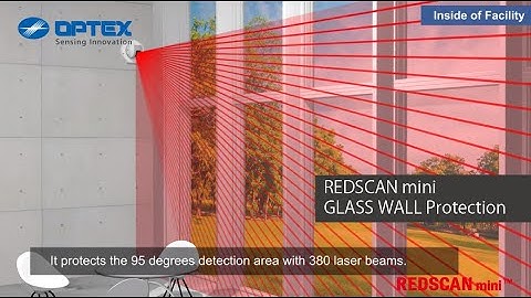 OPTEX - REDSCAN mini - RLS-2020 - GLASS WALL Protection