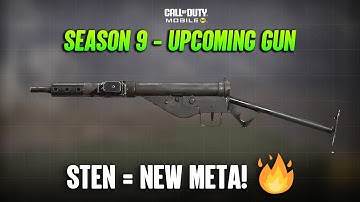 New STEN SMG is BROKEN in COD Mobile! 😱 Season 9 Battle Pass Gun Update CODM