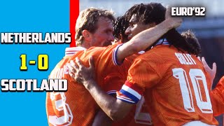 Nederland vs Scotland 1 - 0 Group Stage Exclusive Euro 92