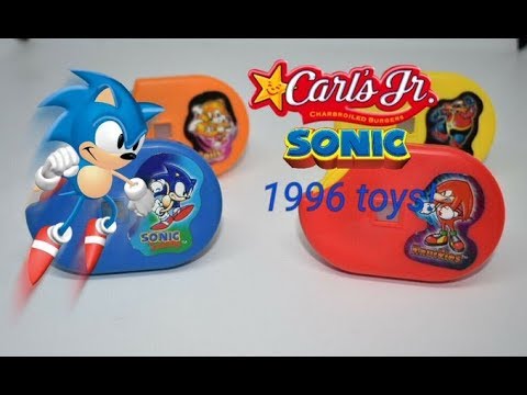 Oscarm1258 unboxing: Sonic Carl's jr 1996 toys!!! - YouTube