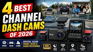 Top 4 Dash Cams 2026 – Crystal Clear Footage That Catches Everything || Channel Dash Cam