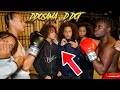Boxing drill rappers in the hood last to get knocked out  noticuz vs dd osama and sugarhillddot