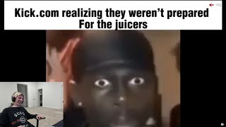xQc dies laughing at his First Kick Stream Slander