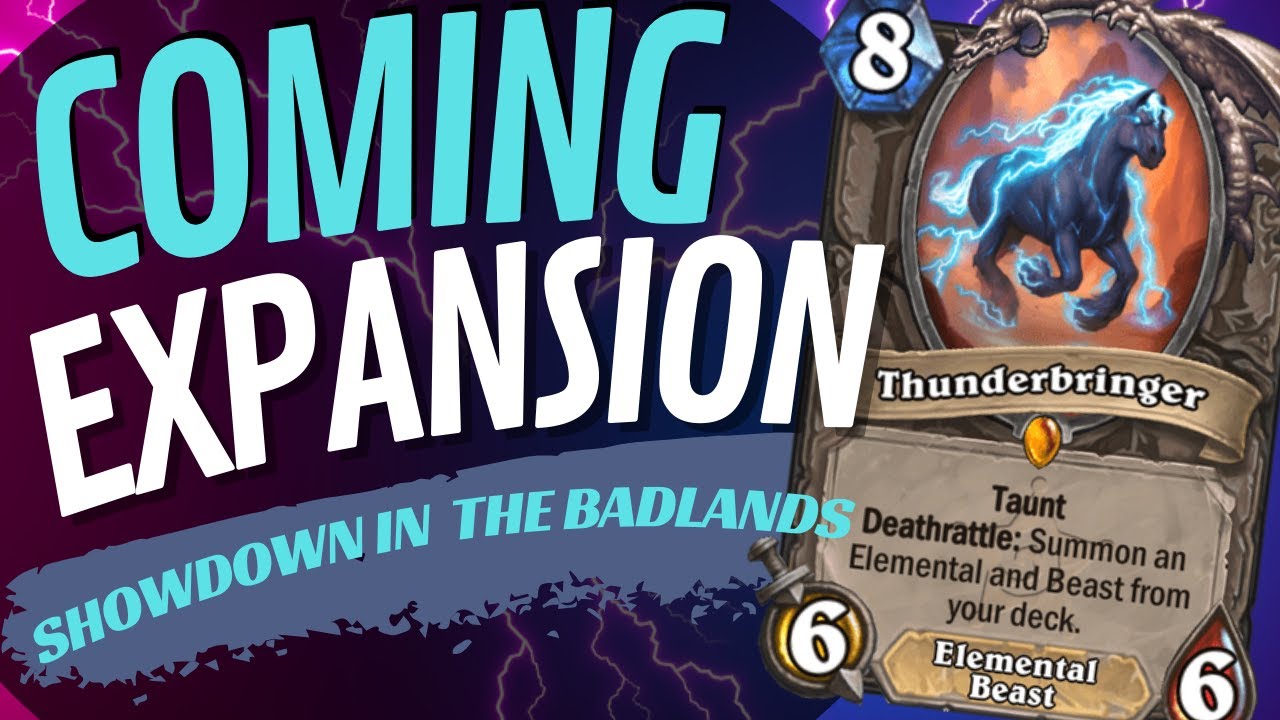 HearthPwn on X: New Hearthstone Expansion: Showdown in the Badlands -  Releases Nov 14th! The new Hearthstone expansion is called Showdown in the  Badlands and is launching Tuesday November 14th. Come discuss