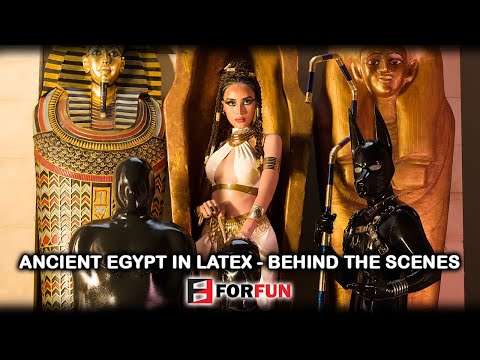 Ancient Egypt in Latex - Behind The Scenes of Halloween 2022 Photoshooting 🎃