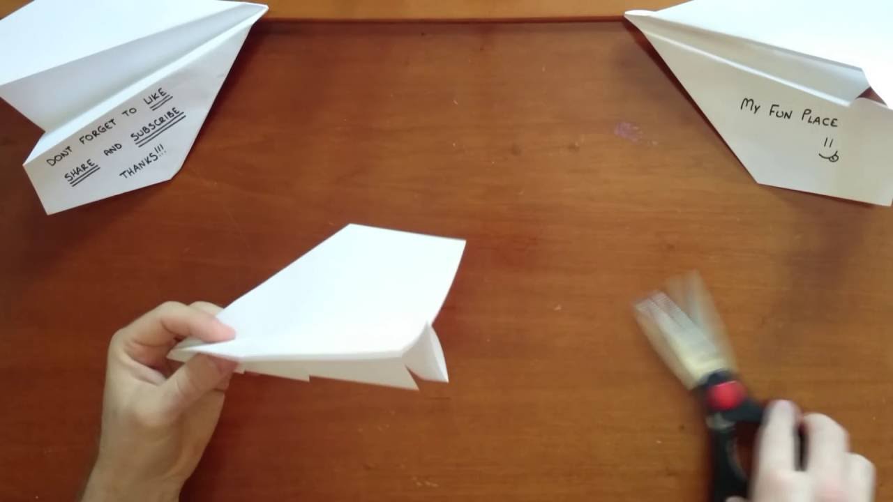 ⁣How To Make The Best Paper Airplane