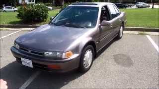 My New Car1993 Honda Accord EX Start up, Tour and Overview